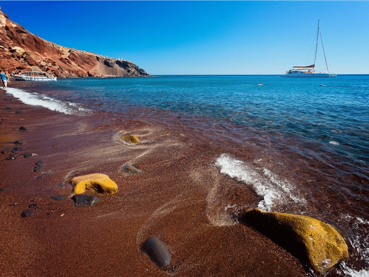 Red Beach at Santorini, Greece